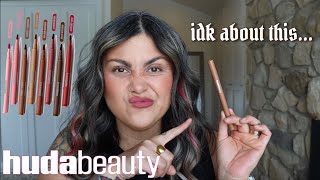 NEW Huda Beauty Lip Contour Lip Stain | I also purchased the Covergirl one to compare