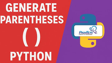 Generate Parentheses LeetCode | Leetcode Medium Problem | Recursion | PamTen