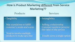 Product Marketing Vs Service Marketing by Clara Carozza MAR3023 