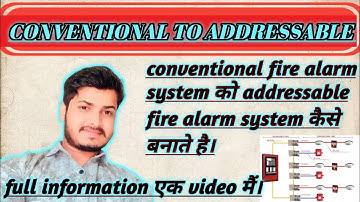 Zone module fire alarm | conventional devices  to addressable panel communication | fire work system