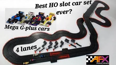 Best HO slot car set AFX SUPER INTERNATIONAL