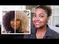 Hairdresser Reacts: DRASTIC Platinum Blonde Curly Hair Transformation