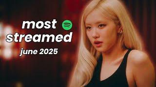my most streamed kpop songs in june 2025