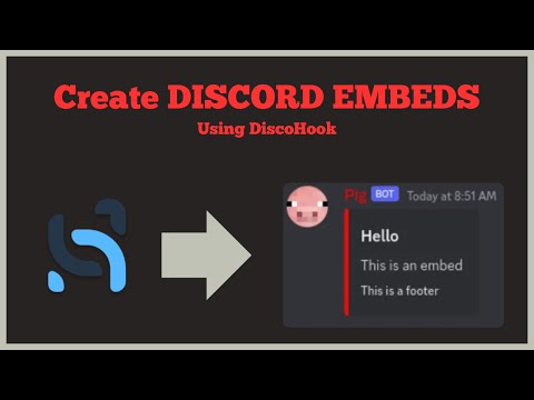 How to make EMBEDED MESSAGES for Discord