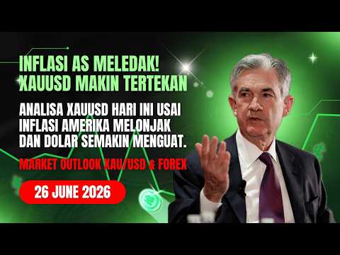 XAUUSD Forecast: Inflasi AS Melonjak, Dolar Perkasa, Emas Sulit Naik