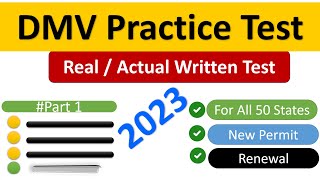 DMV Practice Test 2023 for All 50 States Learner's Permit, License Renewal, Senior Driver