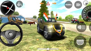 Dollar (Song) Modified Mahindra White Thar || Indian Cars Simulator 3D || Android Gameplay