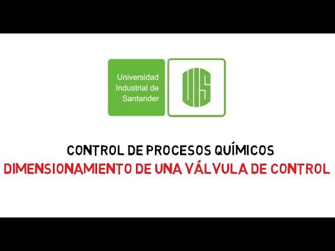 Dimensionamiento de una válvula de control