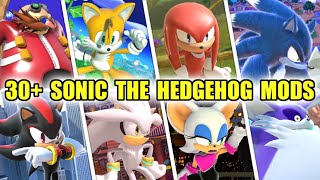 30+ Sonic The Hedgehog Mods | 1 Minute Mods Shorts Compilation ( Super Smash Bros. Ultimate)