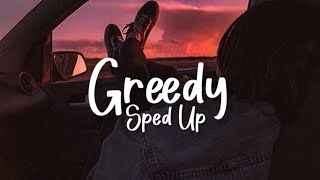 tate mcrae  Greedy(Sped Up)(Lyrics)