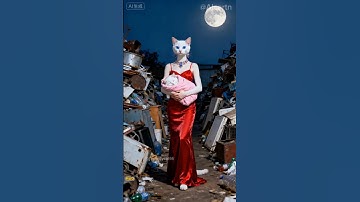 ❤️Mèo con bị bỏ rơi và cái kết.. #viralshort #catshorts #meow #aicartn