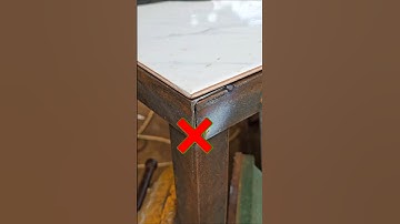 The technique for connecting three angle irons properly and correctly with high precision