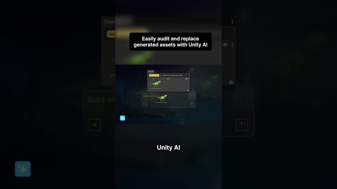 Easily audit and replace generated assets with Unity AI