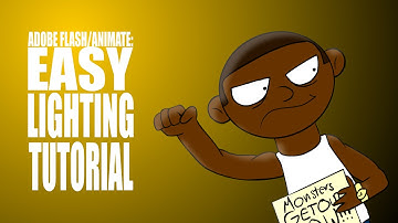 ADOBE FLASH/ANIMATE TUTORIAL: Easy Lighting & Shading!