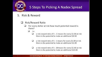 5 Steps To Picking A Nadex Spread
