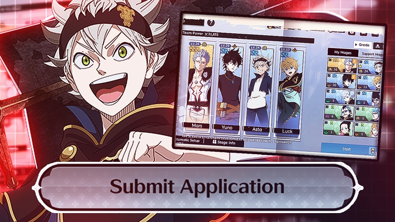 DO THIS! SITE LAUNCH & OFFICIAL BETA REGISTRATION FOR BLACK CLOVER MOBILE!  | Black Clover Mobile