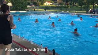 Here's a few of my favorite moments from my AQUA TABATA class at the West Reading Pool