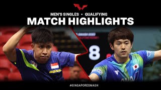 Mizuki Oikawa vs Tan Lucas | MS Qual | Singapore Smash 2023