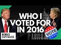 Who I Voted for in 2016 (You Might Be Shocked)