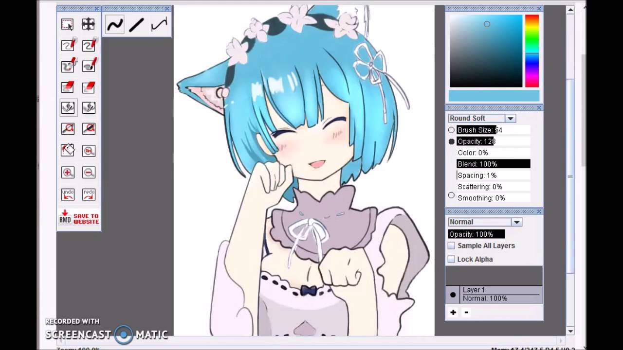 Drawing a generic anime girl #2 – chorvablog