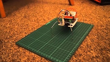 Simple two servo walker