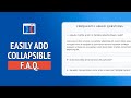 How to Add Collapsible F.A.Q. in Clickfunnels - Clickfunnels Tutorial