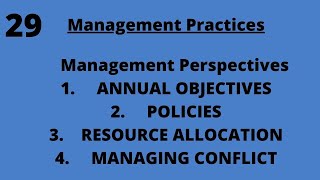 IMPLEMENTING STRATEGIES: MANAGEMENT AND   OPERATIONS ISSUES MGT599 LECTURE in Hindi Urdu 29