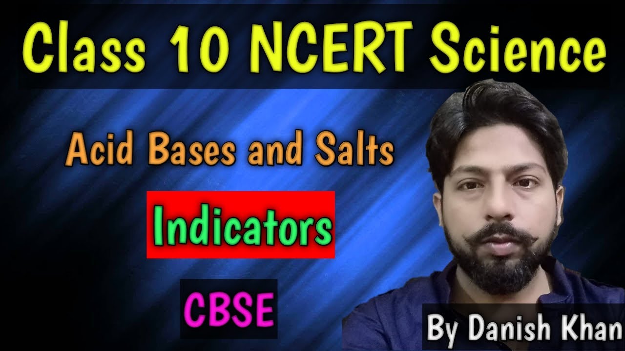 Class 10 Acids Bases and Salts Class X Science Indicators Hindi