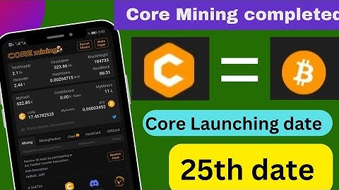Satoshi Core Mining completed |Lunching December Update|Core Mining mainnet Launching