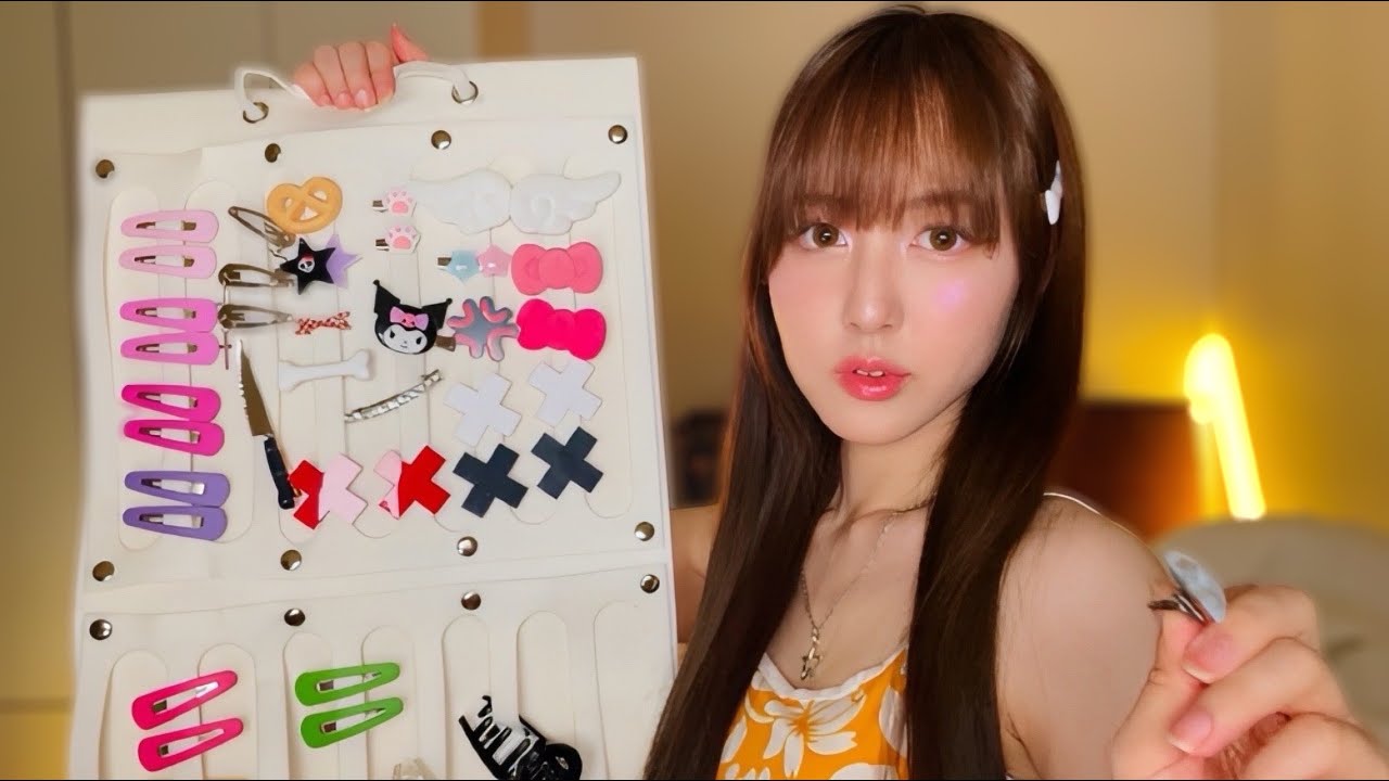 ASMR Fruity Summer Hair Pin Shop Roleplay🍑🌿