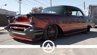 600 Hp Supercharged '57 Chevy With An Insane Fade Paint & Built To Drive