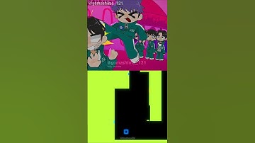 THANOS TEAM! (Squid Game Animation) | Blue Bouncing Square