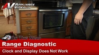 Whirlpool Stove Repair - Clock and Display Does Not Work - Electronic Control