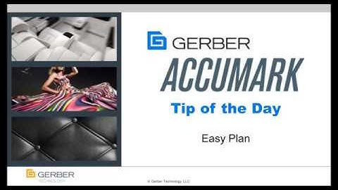 AccuMark Tip of the Day -  EasyPlan