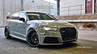 Audi RS3 launch control RS Sportabgasanlage