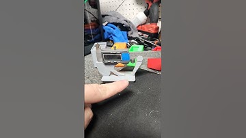 30 days of gridfinity. day 2, a vertical caliper holder. #filament #3dprinting #carbon