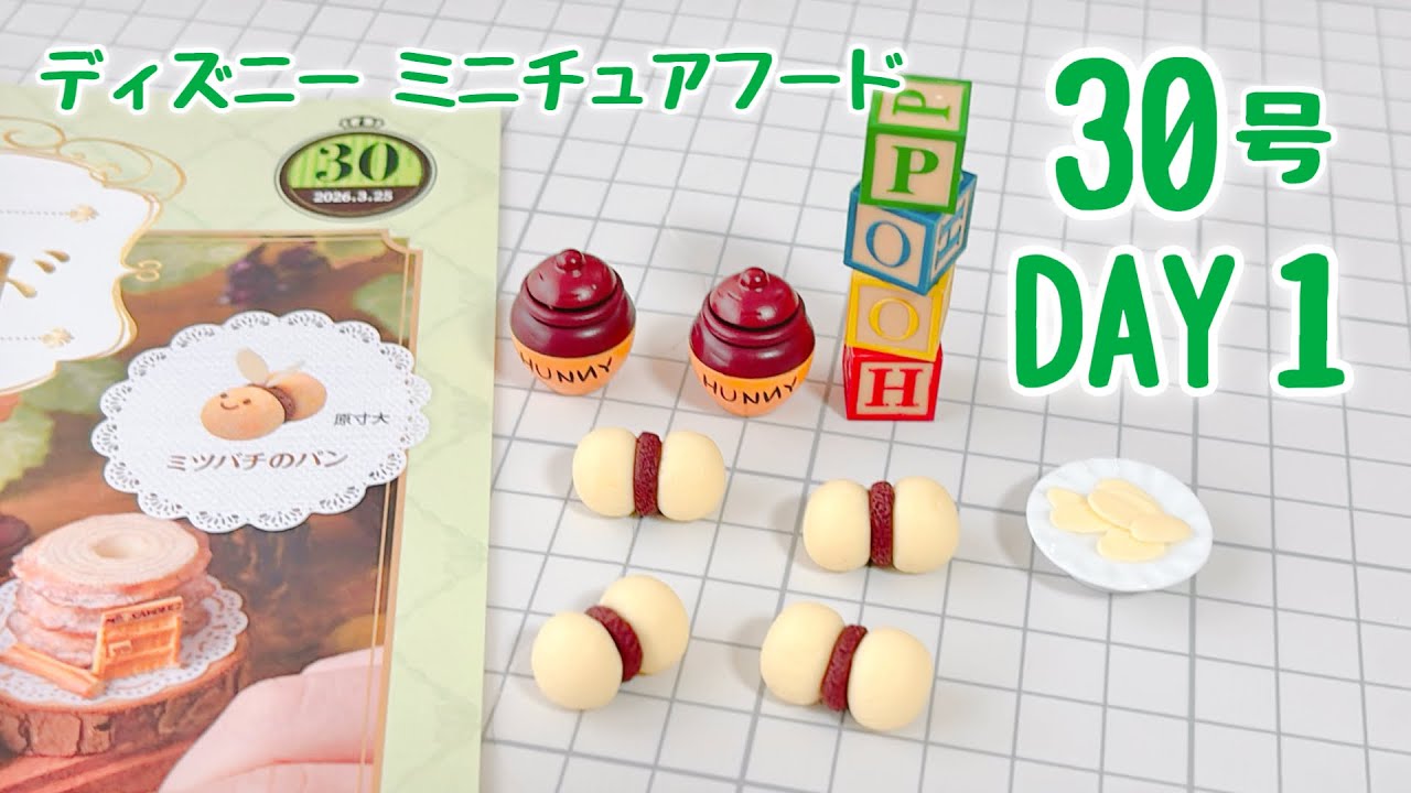 Disney Miniature Food Issue 30 (DAY 1) - Making it Video - YouTube