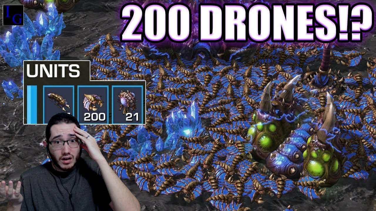 Max Supply of DRONES ONLY!? | StarCraft 2 SC2 Viewer Challenge - What's Mine Is Yours