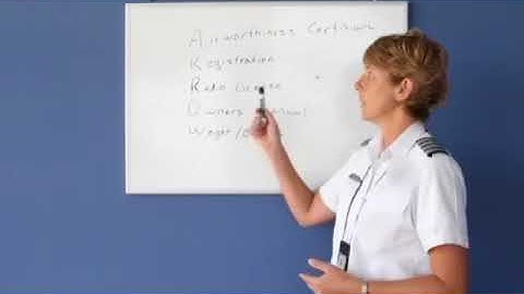 Aircraft ARROW Documents (Private Pilot Lesson 1i)