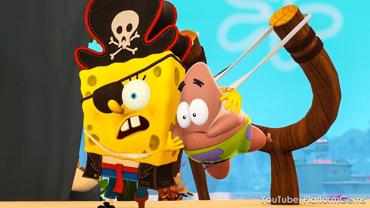 SpongeBob Cosmic Shake Walkthrough Part 4 (Pirate Goo Lagoon) YouTube