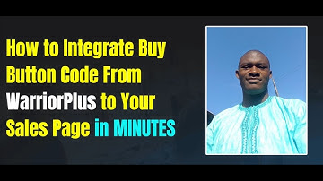 How to Embed Buy Button Code From WarriorPlus to Your Sales Page