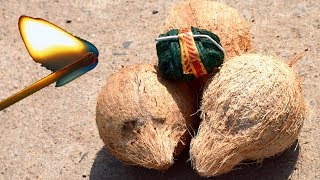 3 Coconuts Vs Chota Bomb | Diwali Special PRANK Videos | Most FUNNY Diwali Crackers PRANK Video