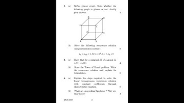 MCS - 033   December 2021 Question Paper