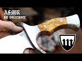 Forging a stainless steel Bowie knife set, the complete movie.