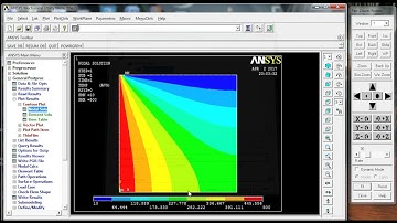 Thermal to Structural example in ansys
