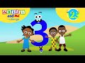 Get to Know the Number 3! | Numbers &amp; Shapes with Akili and Me | African Educational Cartoons