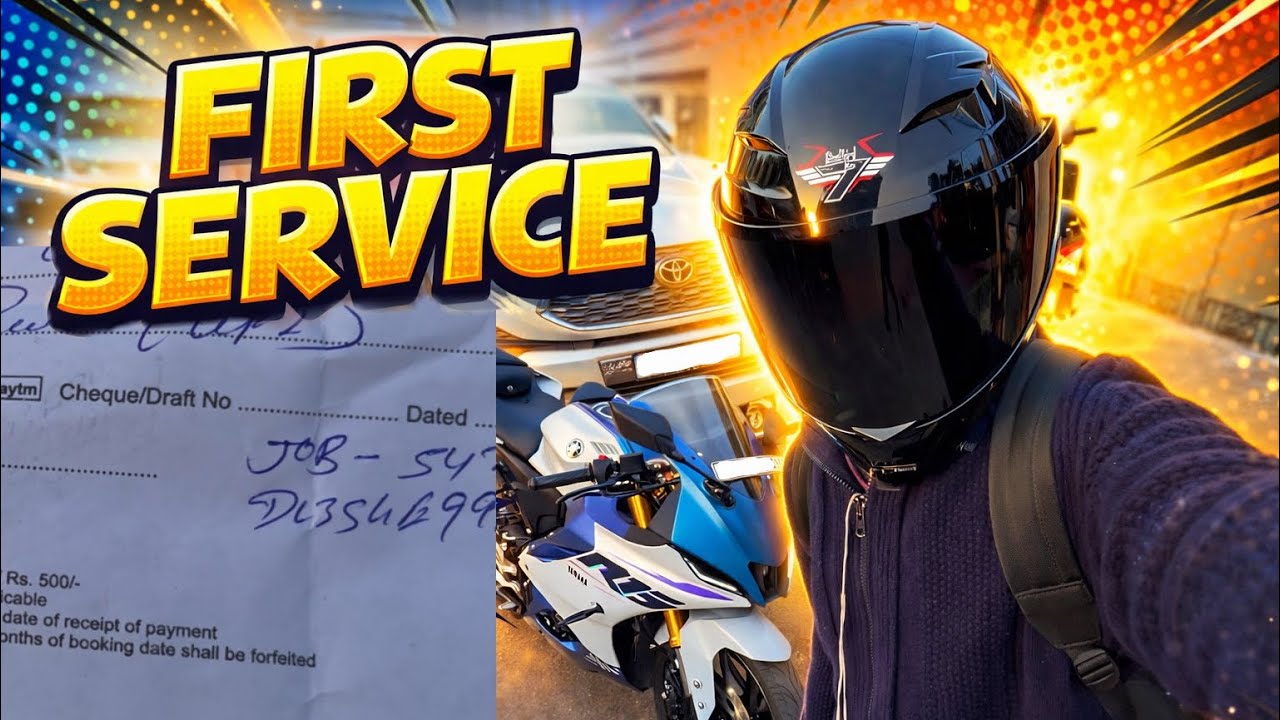 R15 FIRST SERVICE 🔧 | Cost, Experience & Full Details | Must Watch!