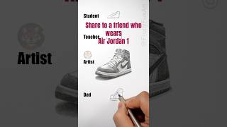 Dad vs Artist how to draw shoes sneakers ft Air Jordan 1 retro Nike Dad vs Artist how to draw shoes sneakers ft Air Jordan 1 retro Nike