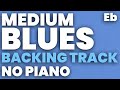 Blues in Eb Backing Track 120 bpm - NO PIANO Mp3 Song