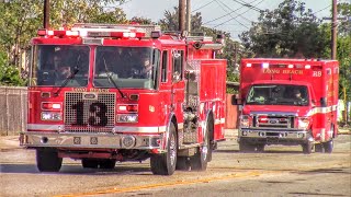 [Long Beach] Fire Dept. Engine 13 & Rescue 9 Responding